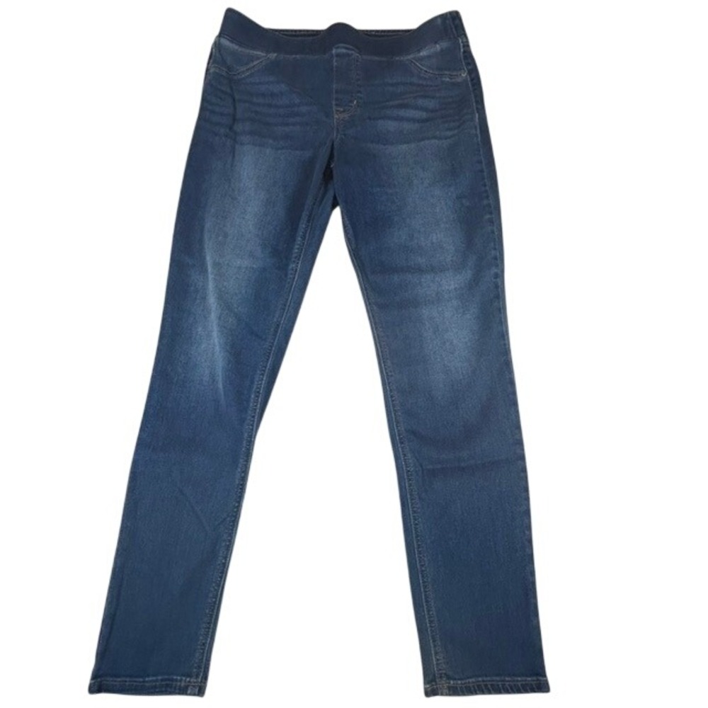 Old Navy Rockstar Super Skinny Jegging Pull On Elastic Waist Jeans 14 Stretch